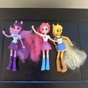 My Little Pony 2015‎ Equestria Girls McDonalds 5" AppleJack Twilight Pinkie Pie